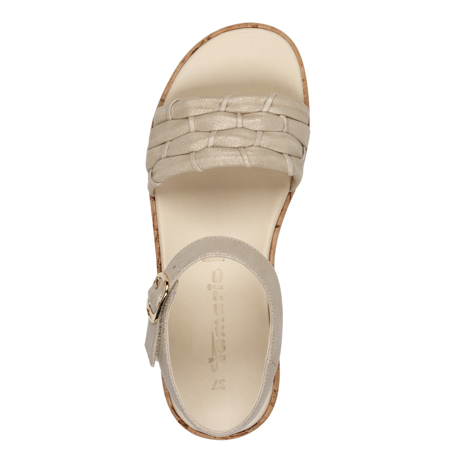 TAMARIS Basutės moterims, Smėlio, Sandals 5