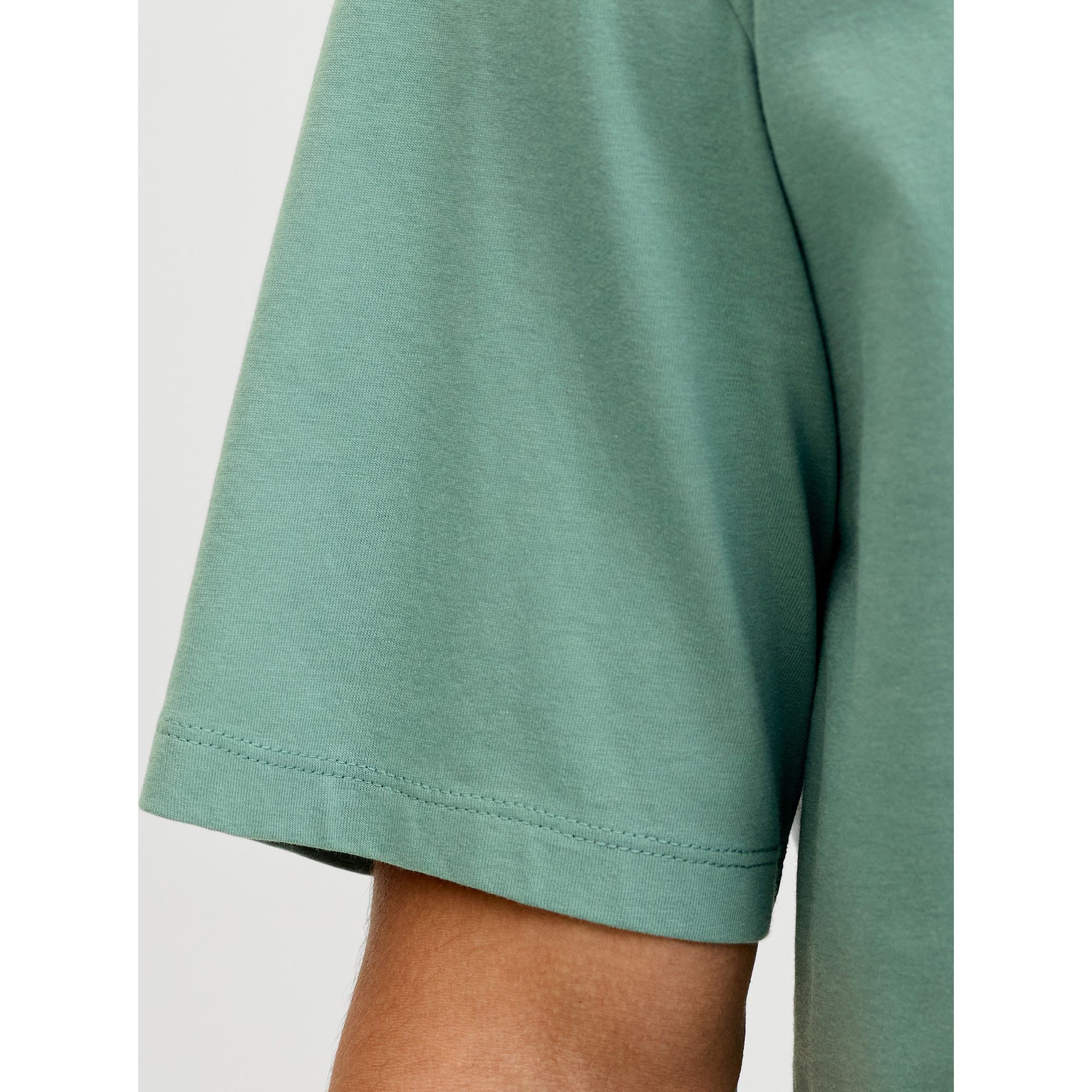 JACK & JONES Marškinėliai vyrams, Žalia, Organic basic 2