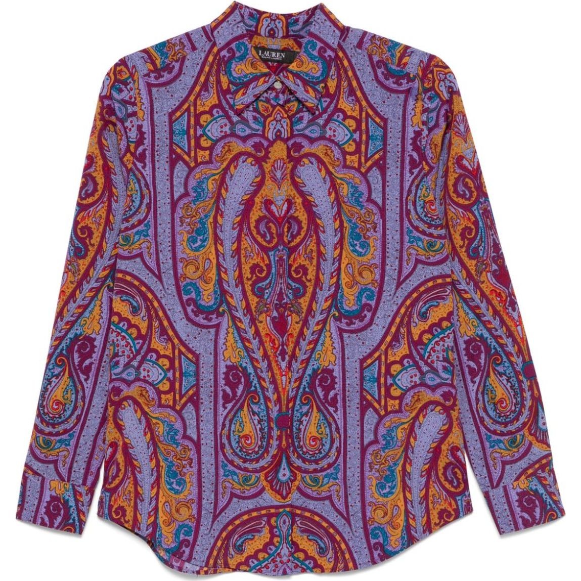 LAUREN RALPH LAUREN Marškiniai ilgomis rankovėmis moterims, Marga, Long sleeve button front shirt 1