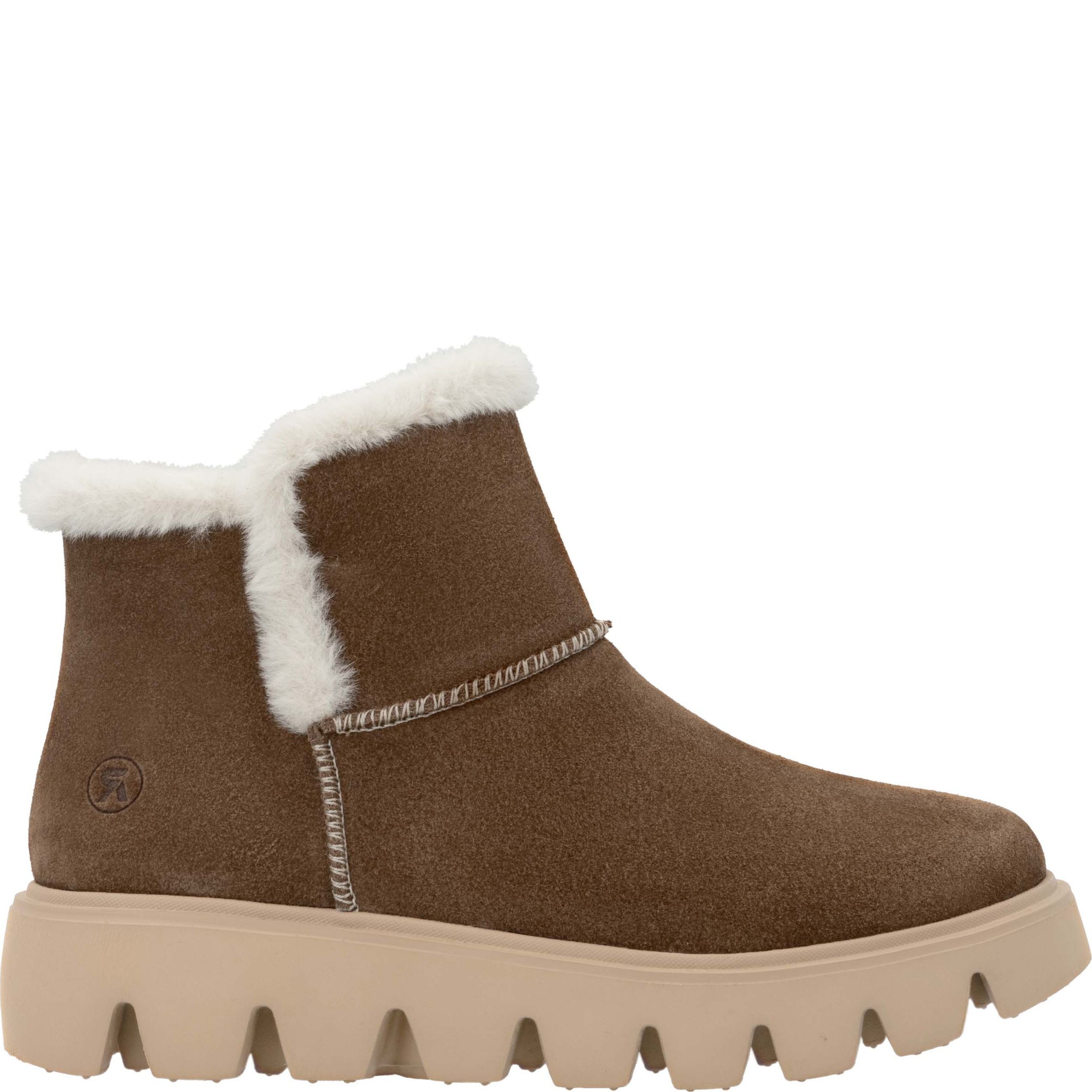 RIEKER EVOLUTION Aulinukai moterims, Ruda, Ladies mid height boots 4