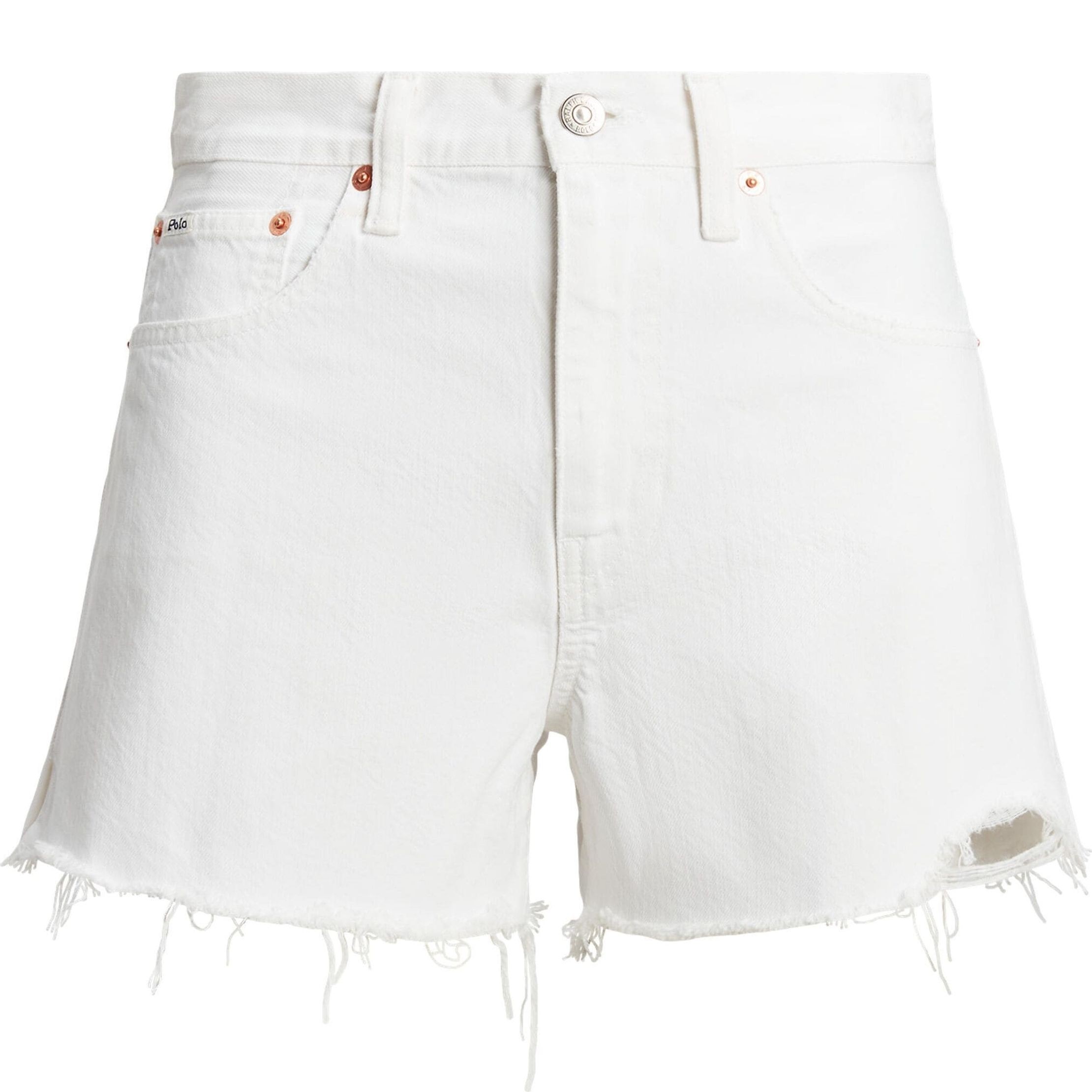 POLO RALPH LAUREN Šortai moterims, Balta, 5 pocket shorts