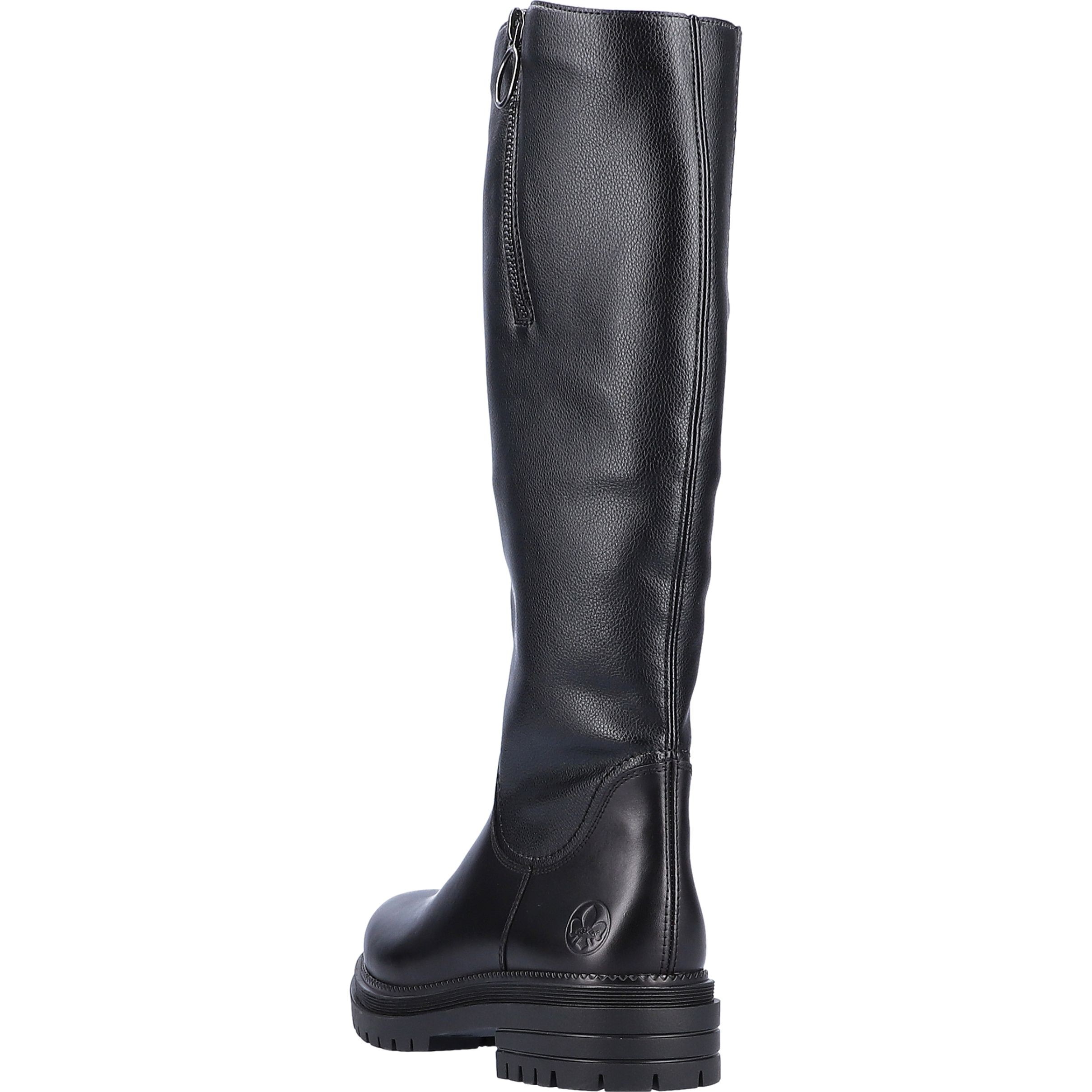 RIEKER Auliniai moterims, Juoda, BOOTS POP 4