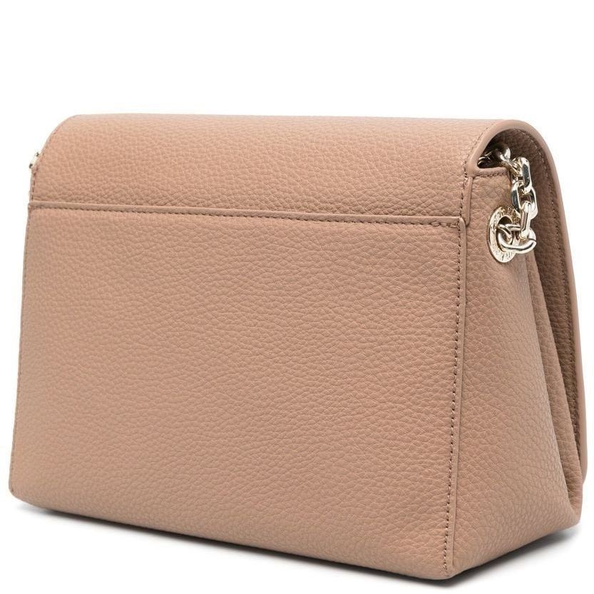 CALVIN KLEIN Rankinė per petį moterims, Ruda, Re-lock shoulder bag flap 2