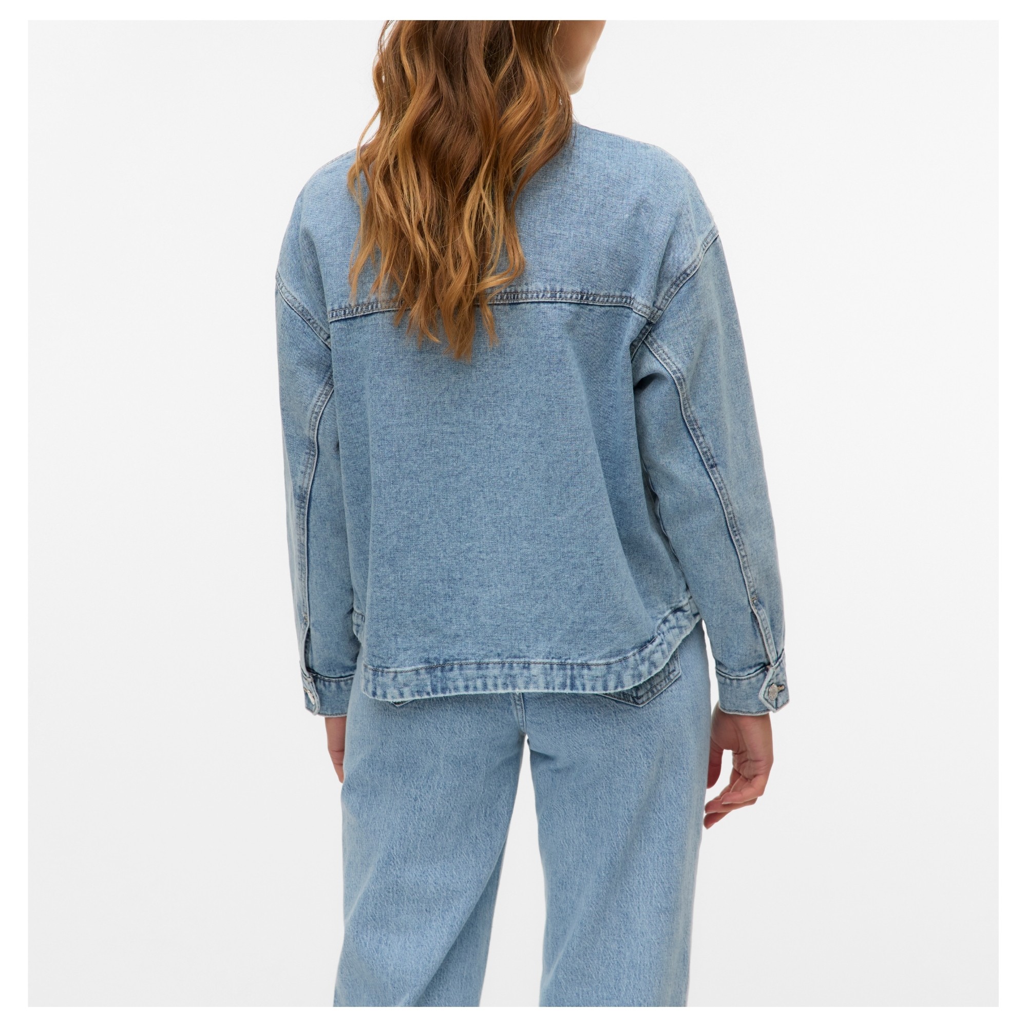 VERO MODA Džinsinis švarkas moterims, Mėlyna, Jamie denim 3