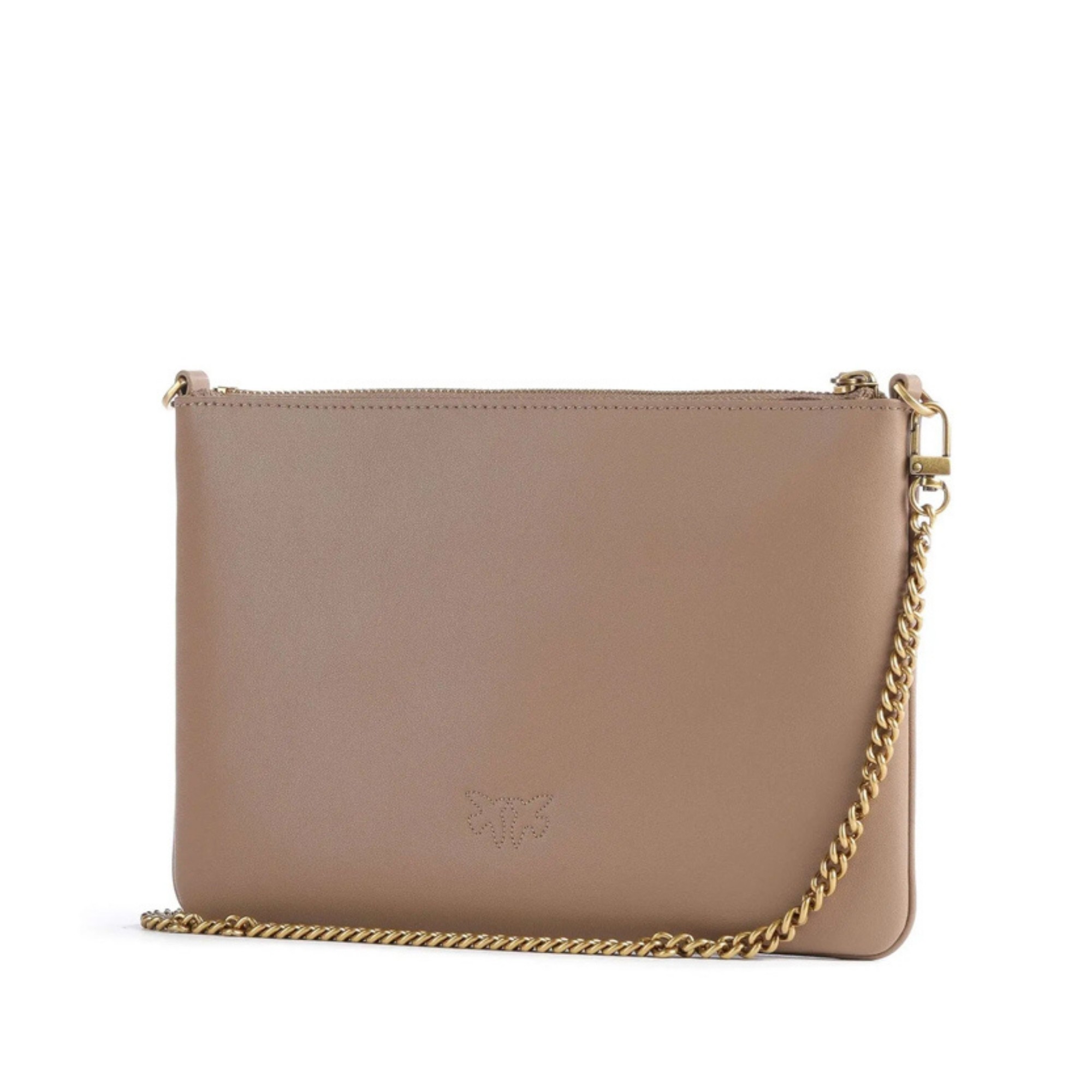 PINKO Delninukė moterims, Smėlio, Flat classic clutch 2