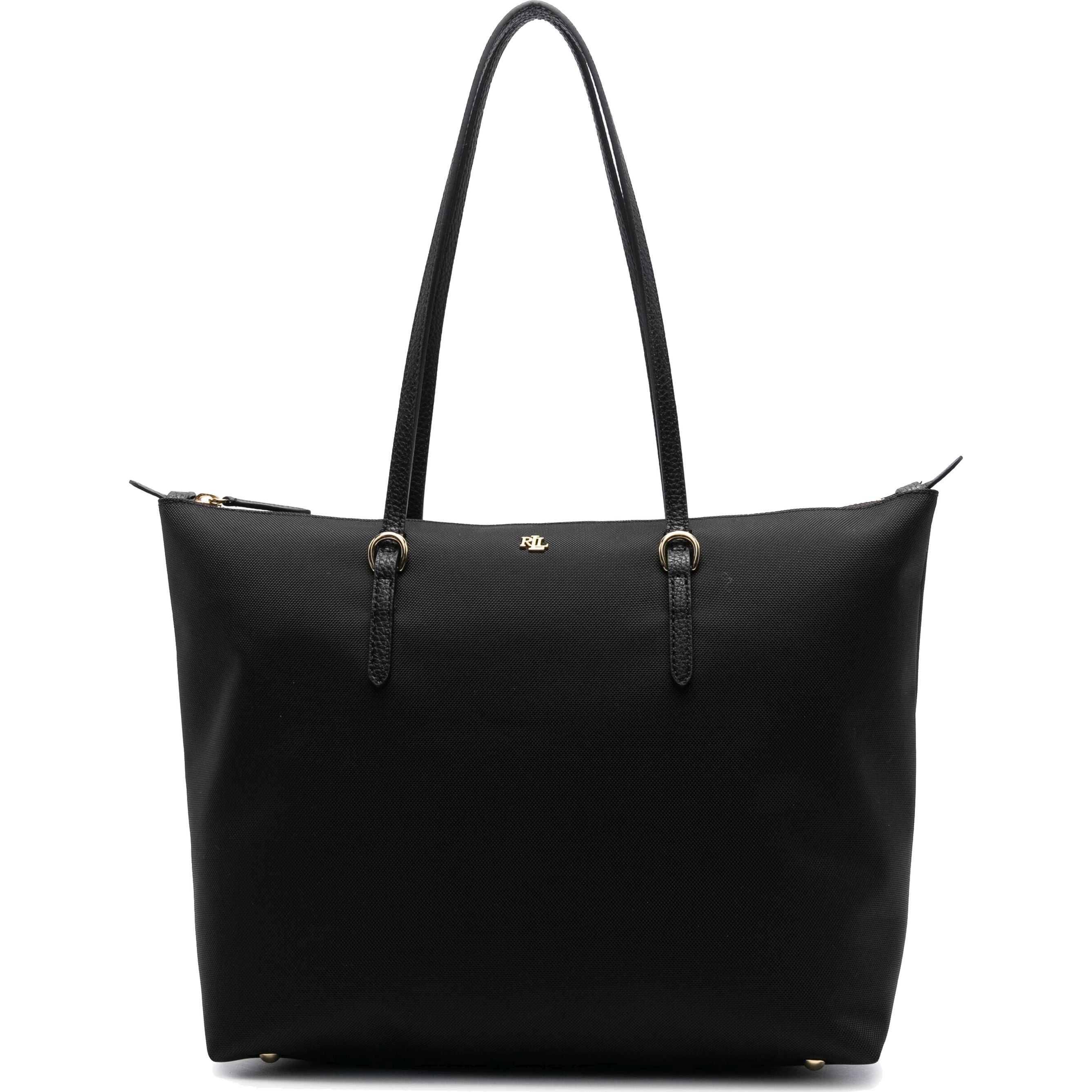 LAUREN RALPH LAUREN Pirkinių krepšys moterims, Juoda, Keaton 26 medium tote 1