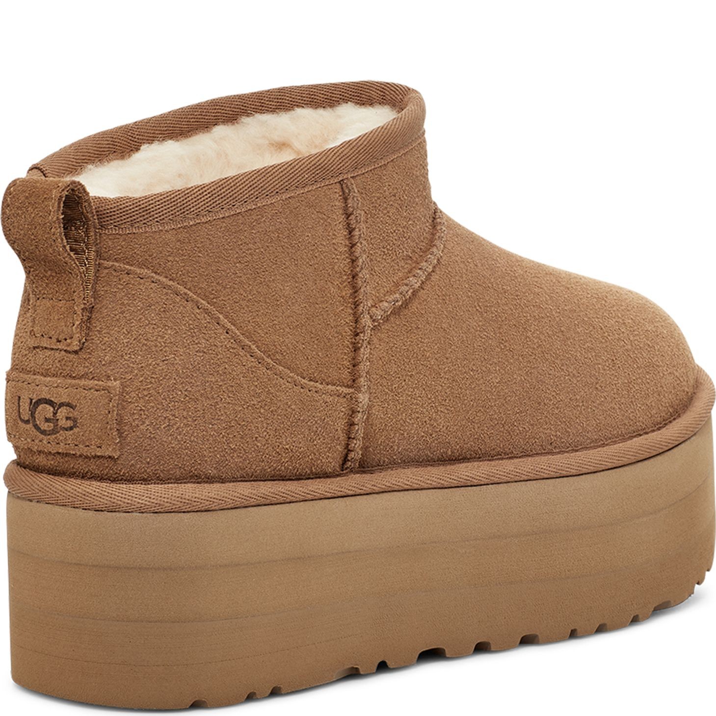 UGG Aulinukai moterims, Ruda, Classic Ultra Mini booties 4
