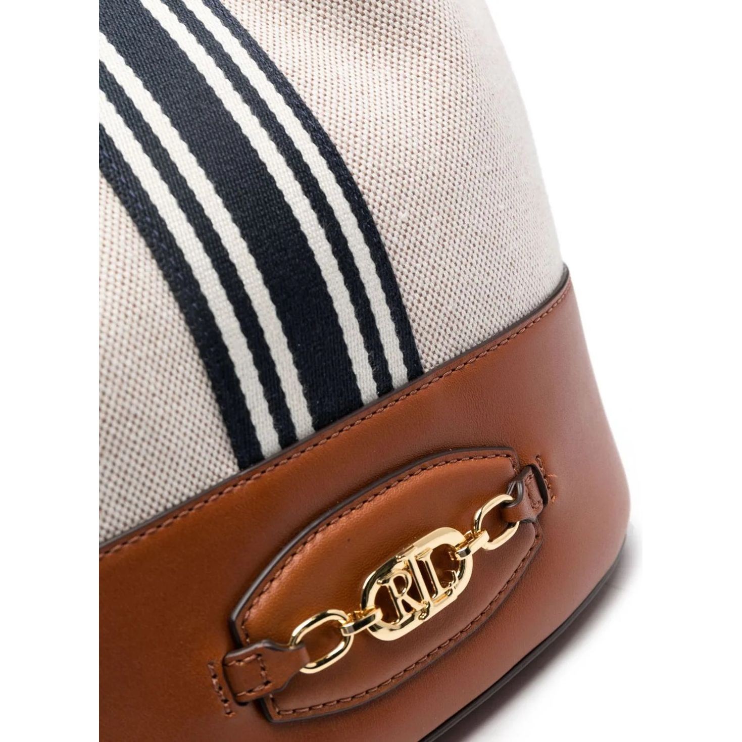 LAUREN RALPH LAUREN Rankinė per petį moterims, Smėlio, Andie 25 drawstring large bag 3