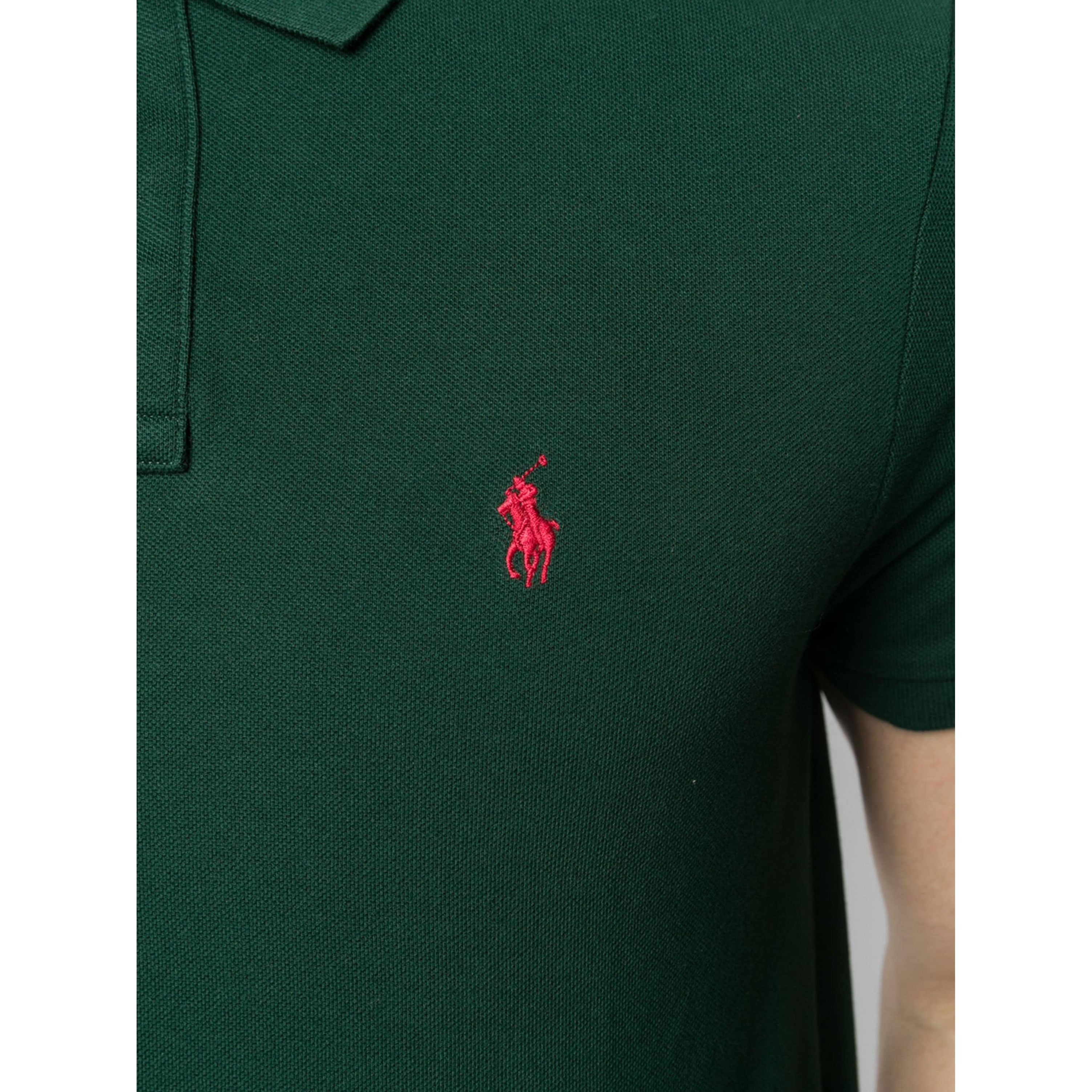 POLO RALPH LAUREN Polo marškiniai trumpos rank. vyrams, Žalia, Short sleeve knit 4