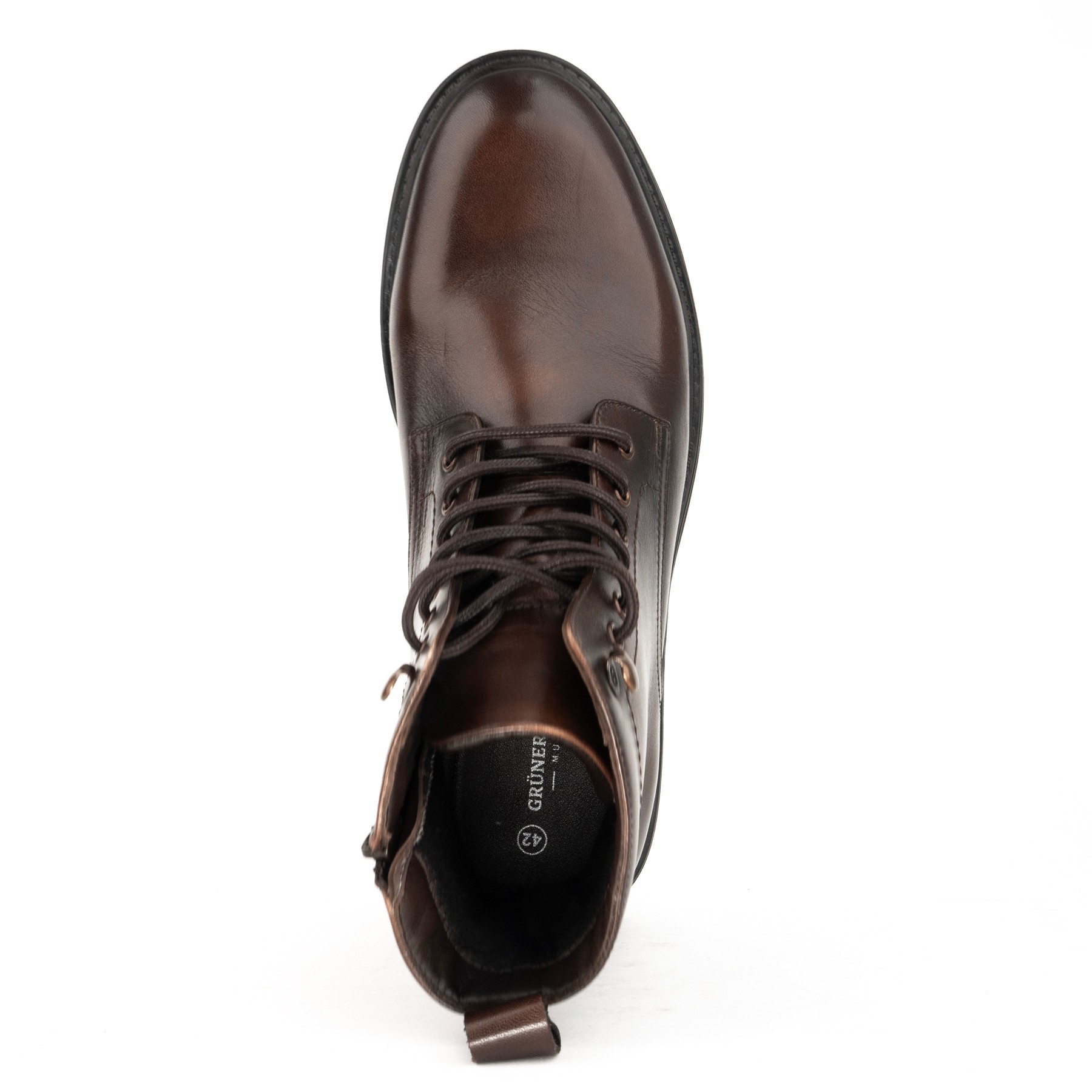 GRUNER SCHUHE Aulinukai vyrams, Ruda, Booties 4