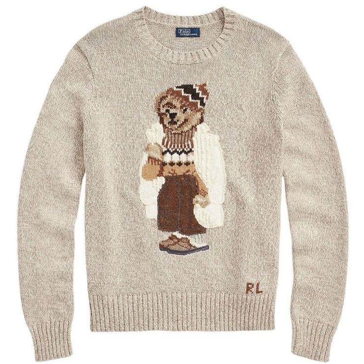 POLO RALPH LAUREN Sportinis nertinis moterims, Ruda, Long sleeve pullover 1