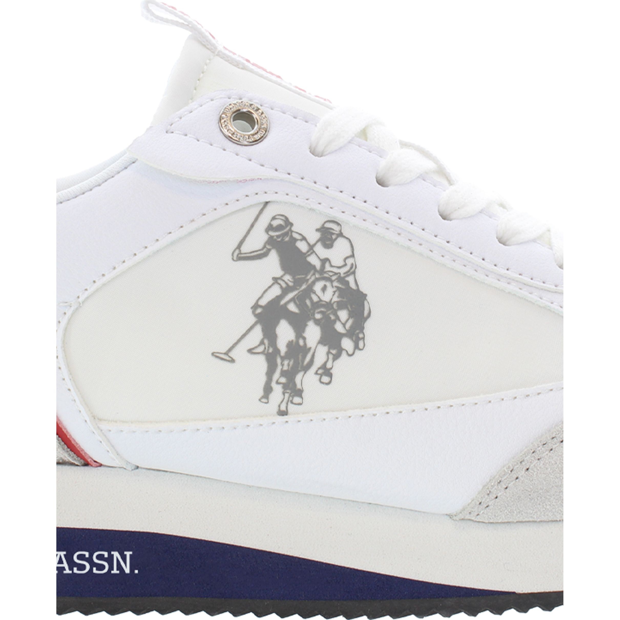 U.S.POLO Laisvalaikio bateliai moterims, Balta, FRISBY 7