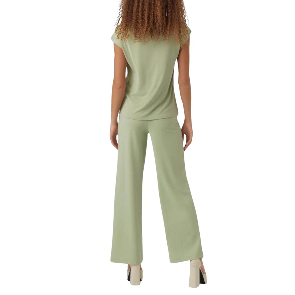 VERO MODA Marškinėliai moterims, Žalia, Filli v-neck tee 3