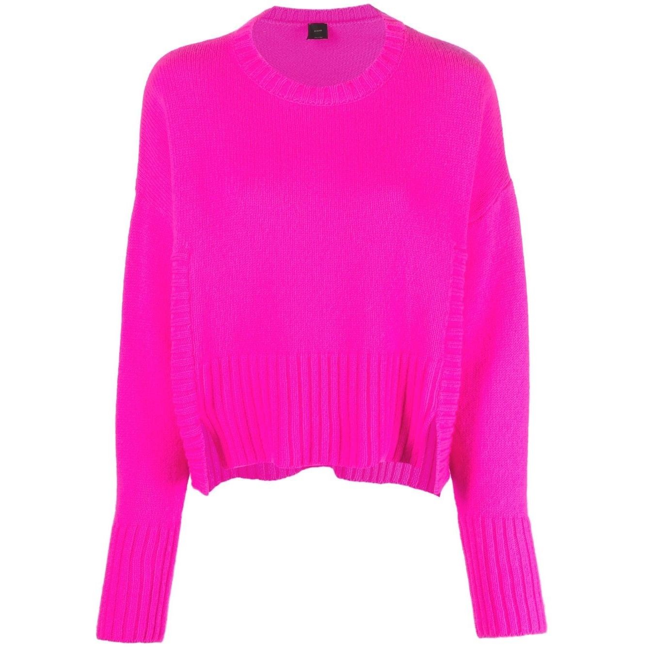 PINKO Megztinis moterims, Rožinė, Armadillo sweater 1
