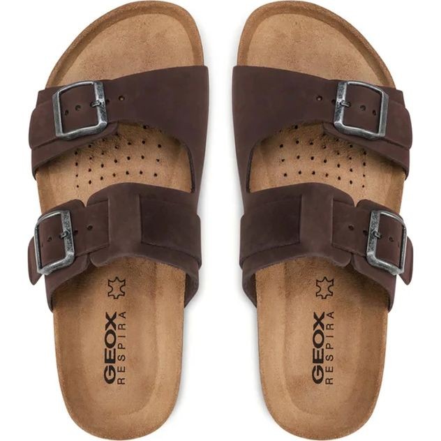 GEOX Šlepetės vyrams, Ruda, Ghita slippers 4