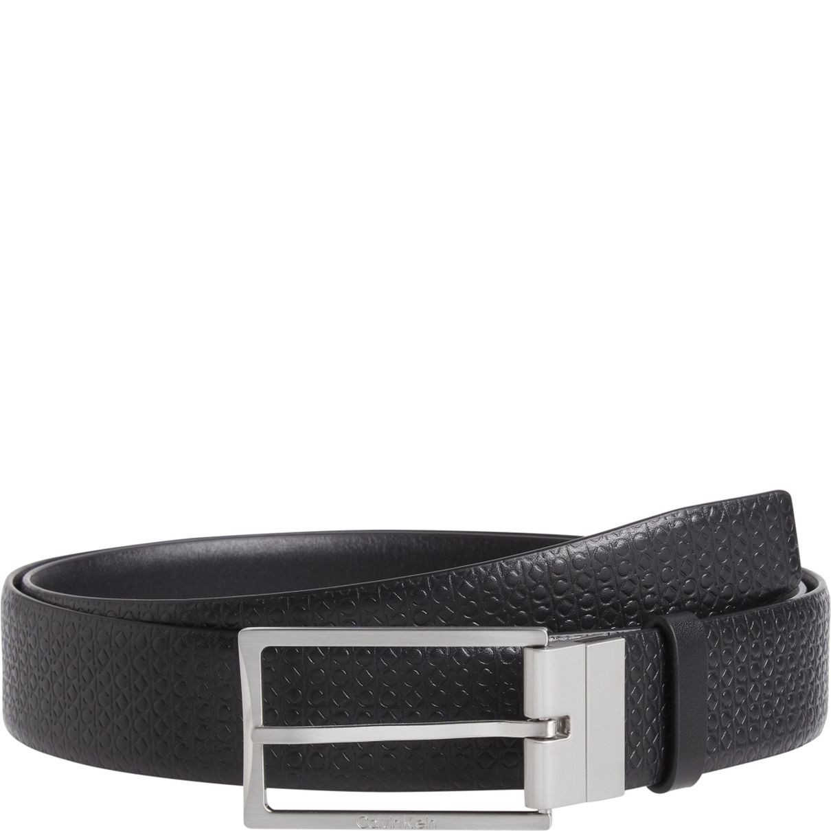 CALVIN KLEIN Diržas vyrams, Juoda, Slim frame mono 35mm belt