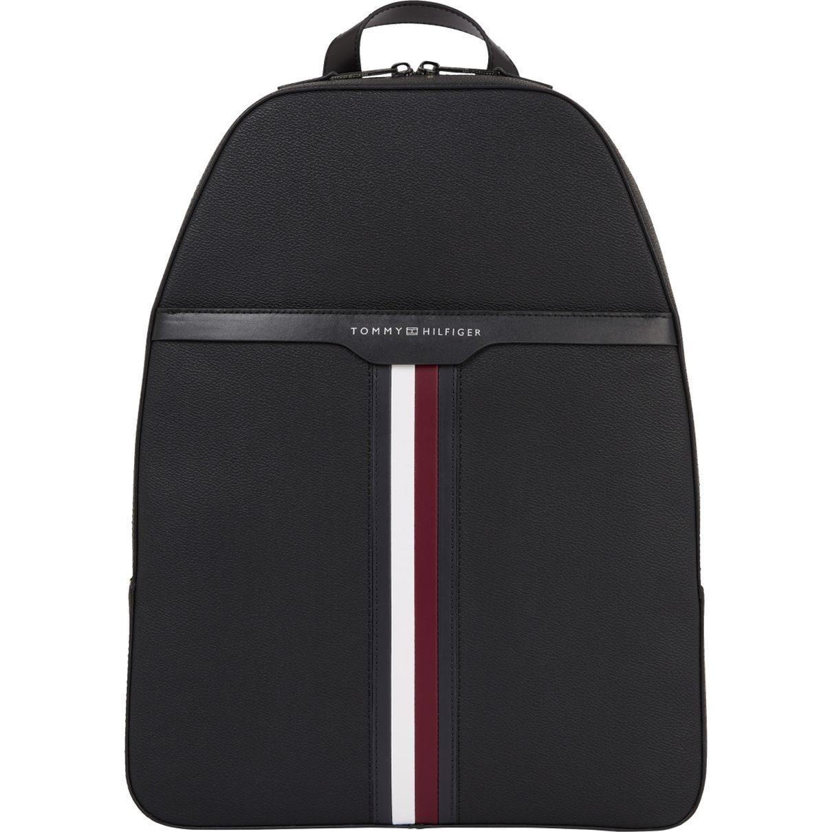 TOMMY HILFIGER Kuprinė vyrams, Juoda, Coated canvas backpack 1