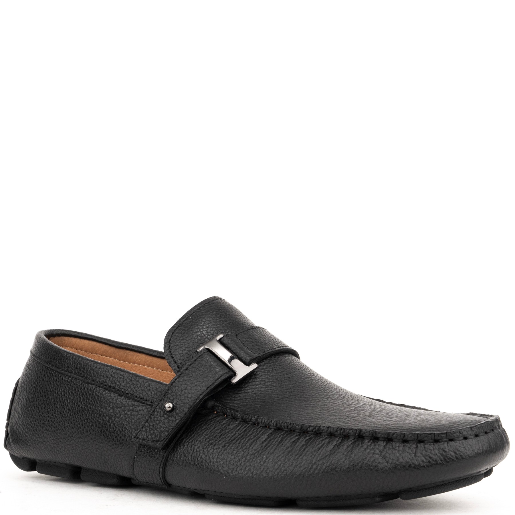 SERGIO MORETTI Mokasinai vyrams, Juoda, Mocasins 1