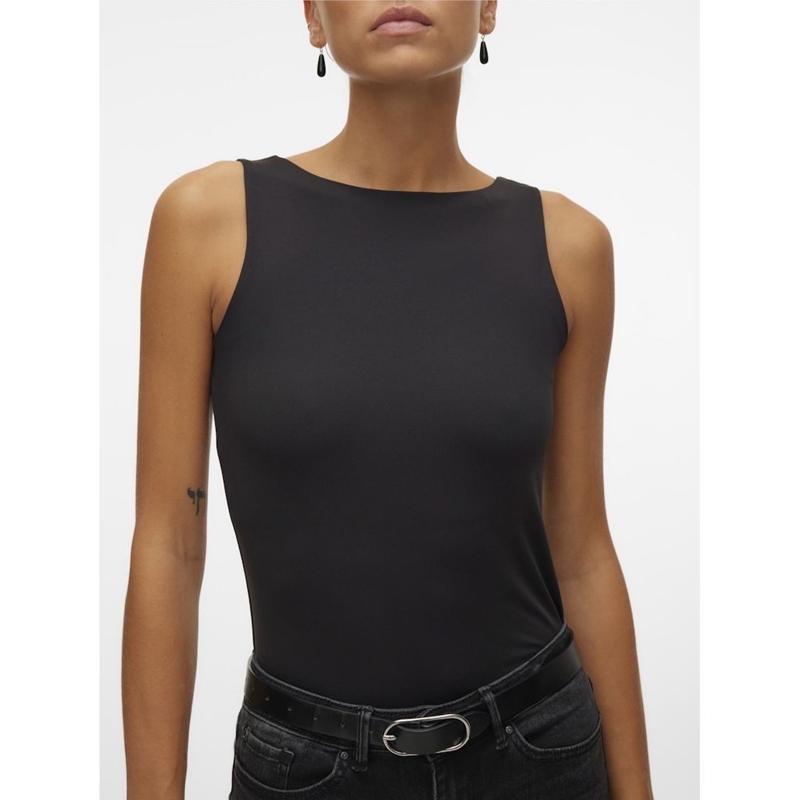 VERO MODA Palaidinės moterims, Juoda, VMMILLION SL SQUARE 6