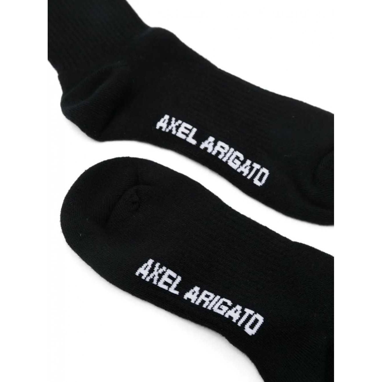 AXEL ARIGATO Kojinės, Juoda, Arigato logo tube socks 2