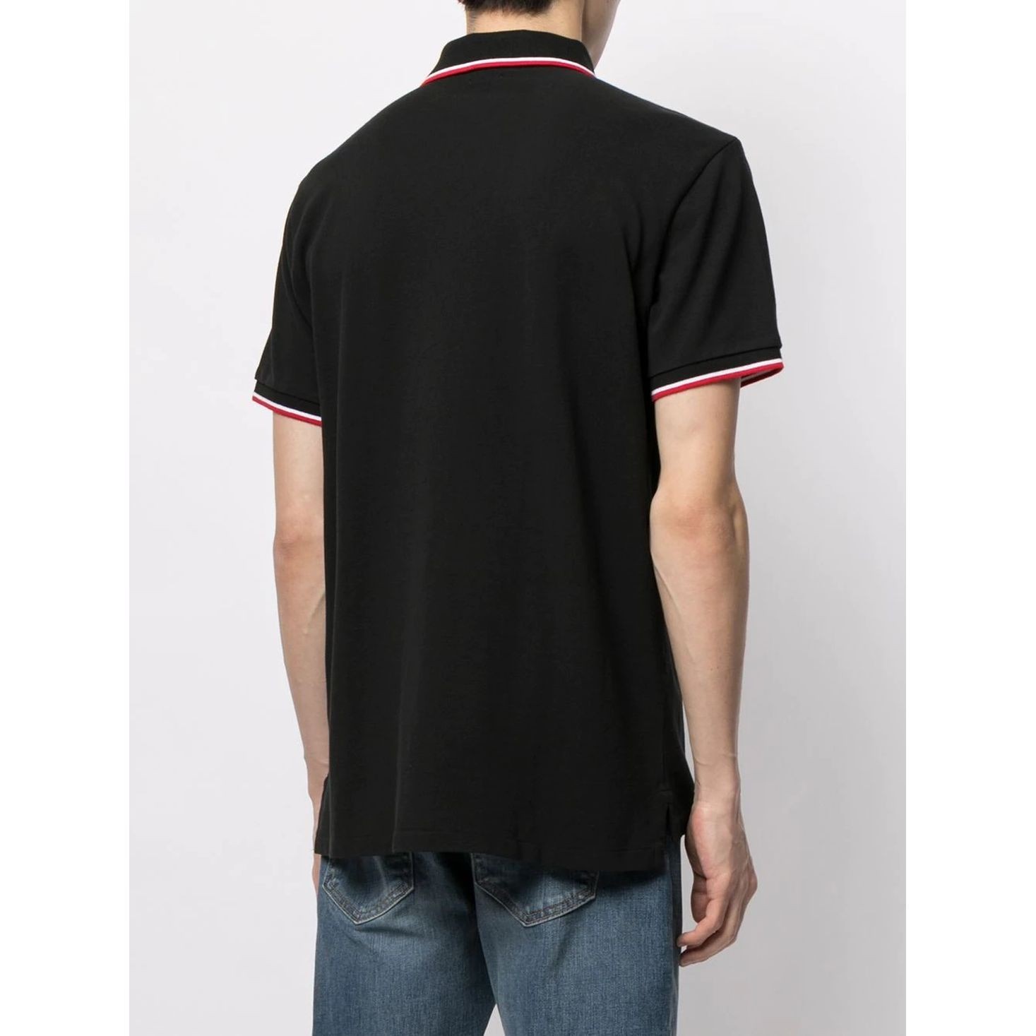 POLO RALPH LAUREN Marškinėliai vyrams, Juoda, Embroidered polo shirt 3