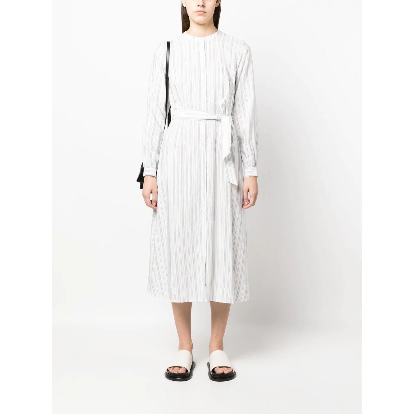 TOMMY HILFIGER Midi suknelė moterims, Balta, Regular midi shirt dress 2