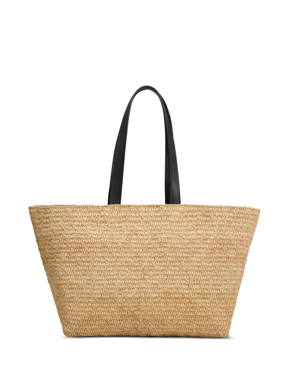 AMI PARIS Pirkinių krepšys, Smėlio, Raffia tote bag 2
