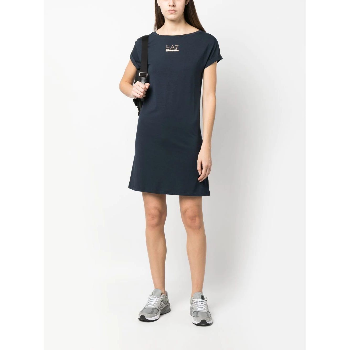 EA7 Midi suknelė moterims, Mėlyna, Dress 2