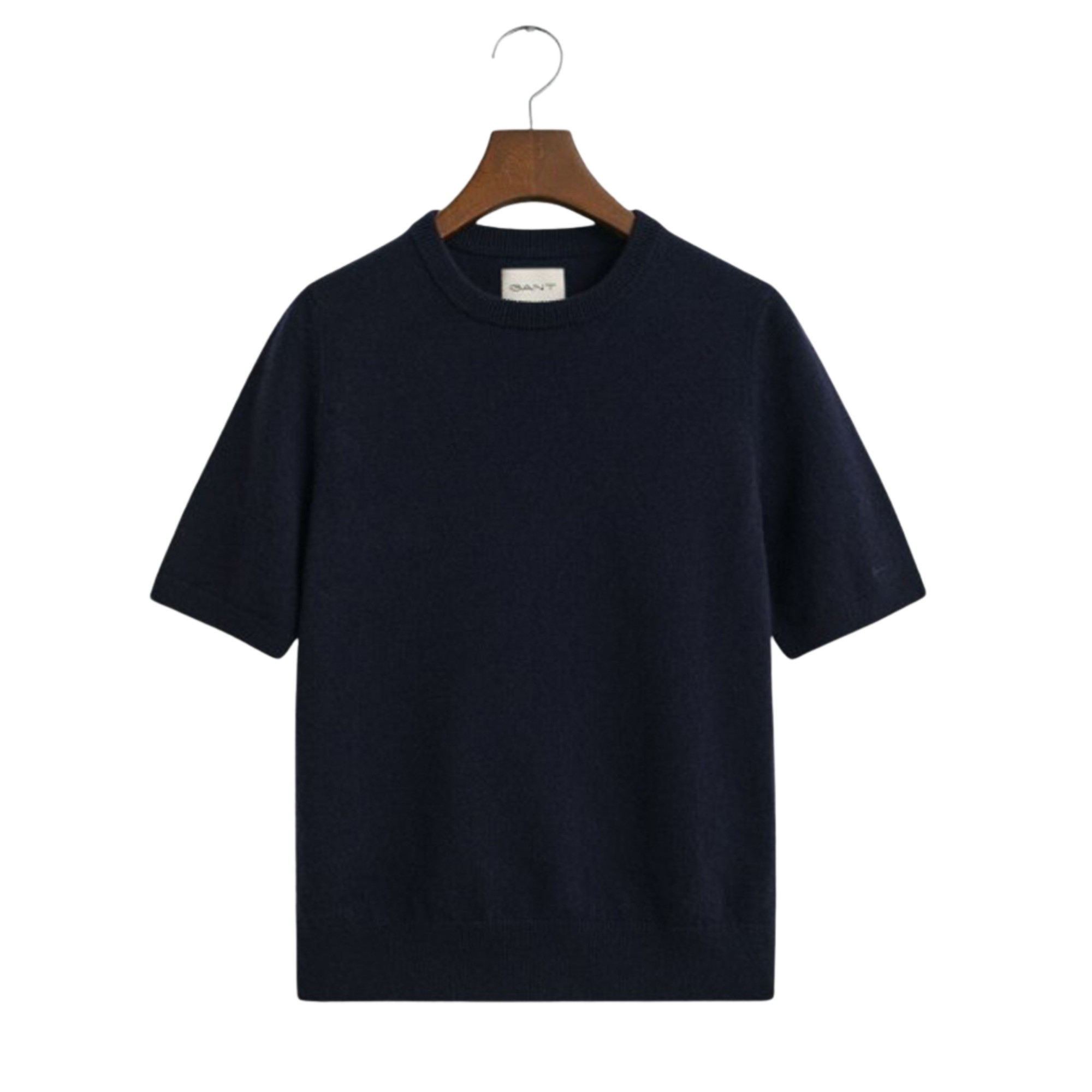 GANT Megztinis moterims, Mėlyna, superfine lambswool ss c-neck
