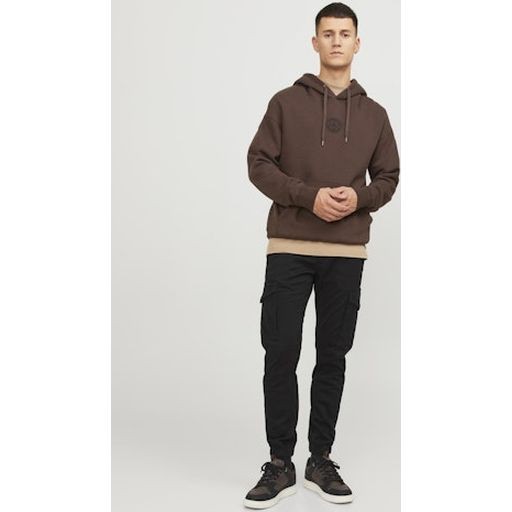 JACK & JONES Kelnės vyrams, Juoda, JPSTPAUL JJFLAKE AKM 7