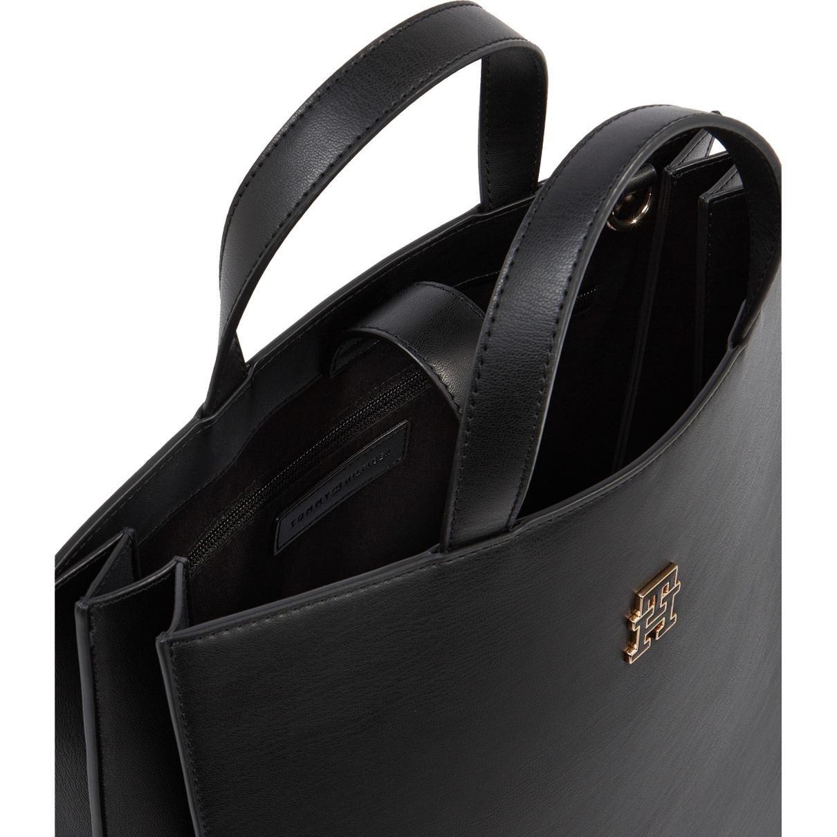 TOMMY HILFIGER Pirkinių krepšys moterims, Juoda, Chic tote 5