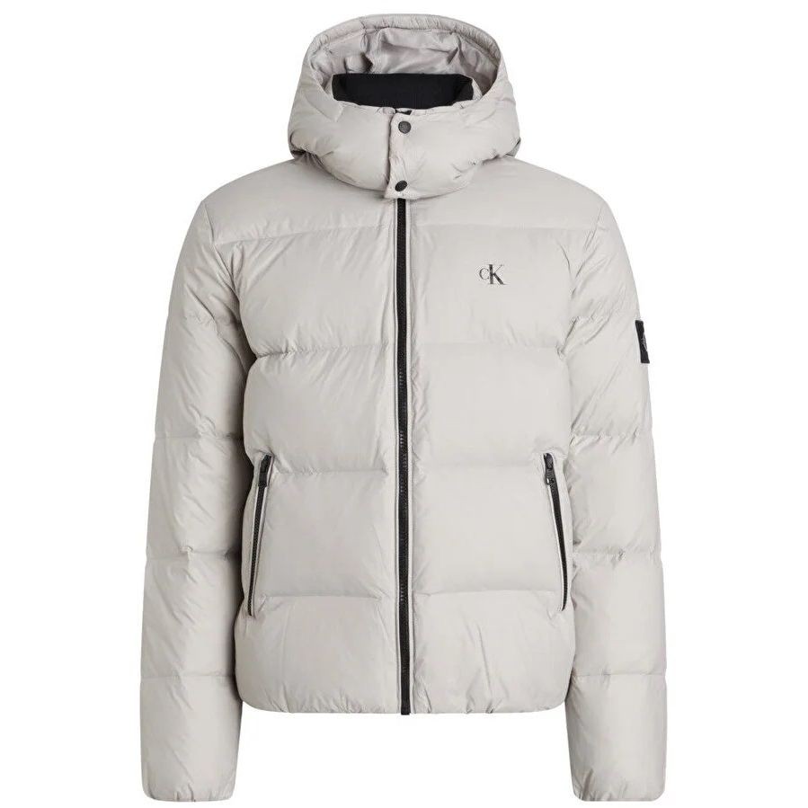 CALVIN KLEIN JEANS Pūkinė striukė vyrams, Pilka, Essentials down jacket 1