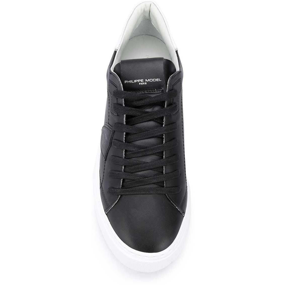 PHILIPPE MODEL Sportiniai bateliai vyrams, Juoda, Temple low man sneaker 4