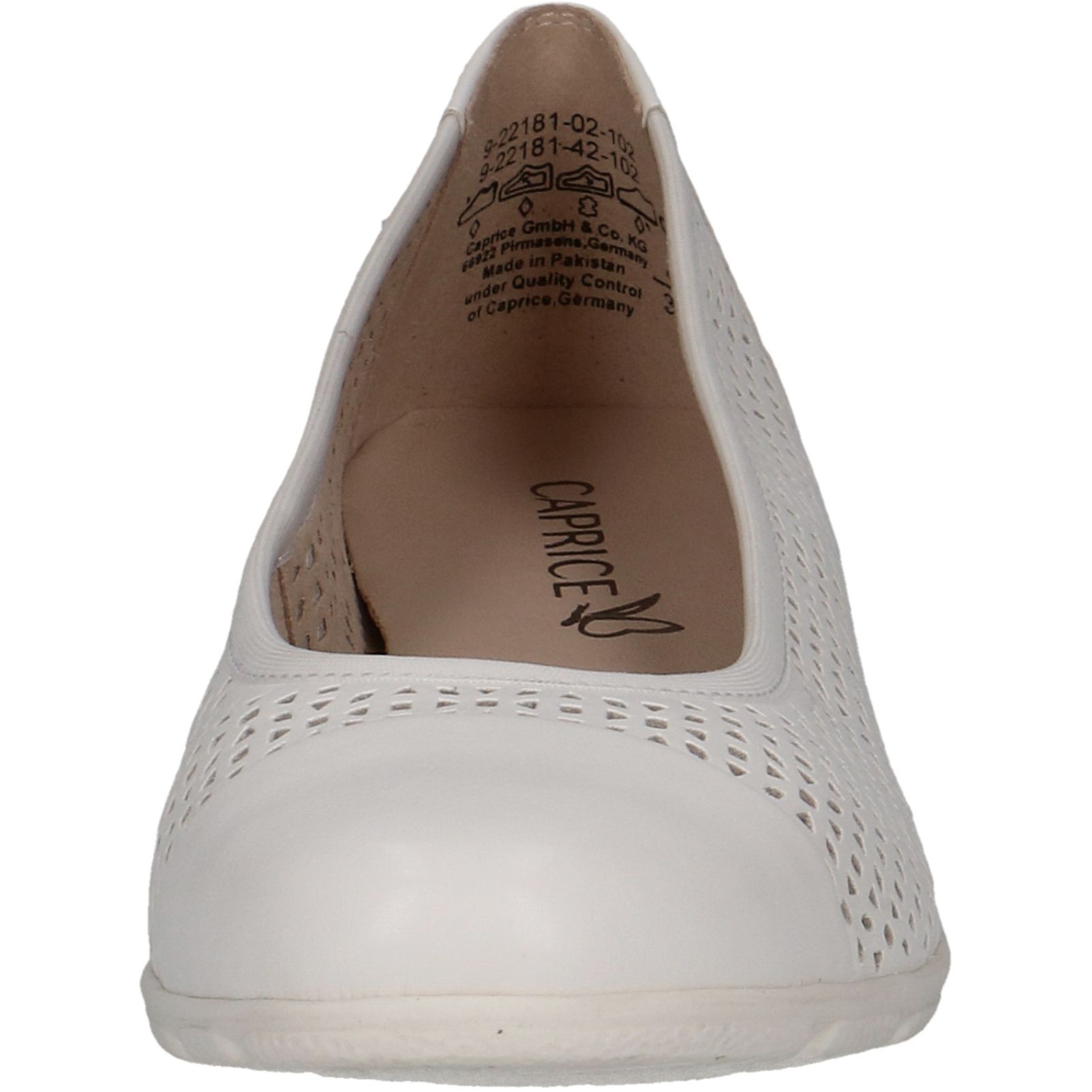 CAPRICE Balerinos moterims, Balta, Ballerinas 4