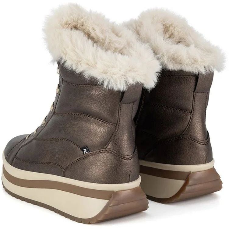 RIEKER EVOLUTION Aulinukai moterims, Sidabrinė, Ladies mid height boots 3