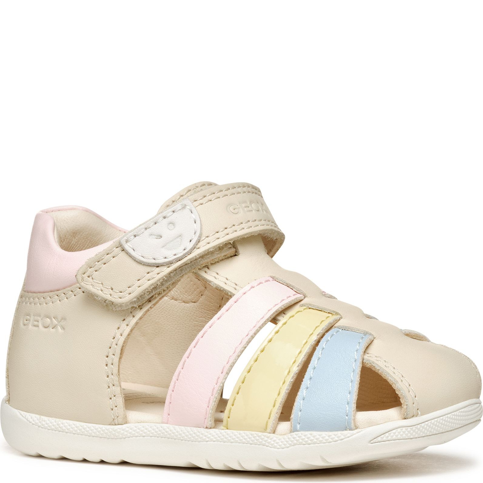 GEOX Basutės mergaitėms, Smėlio, Macchia sandals 1