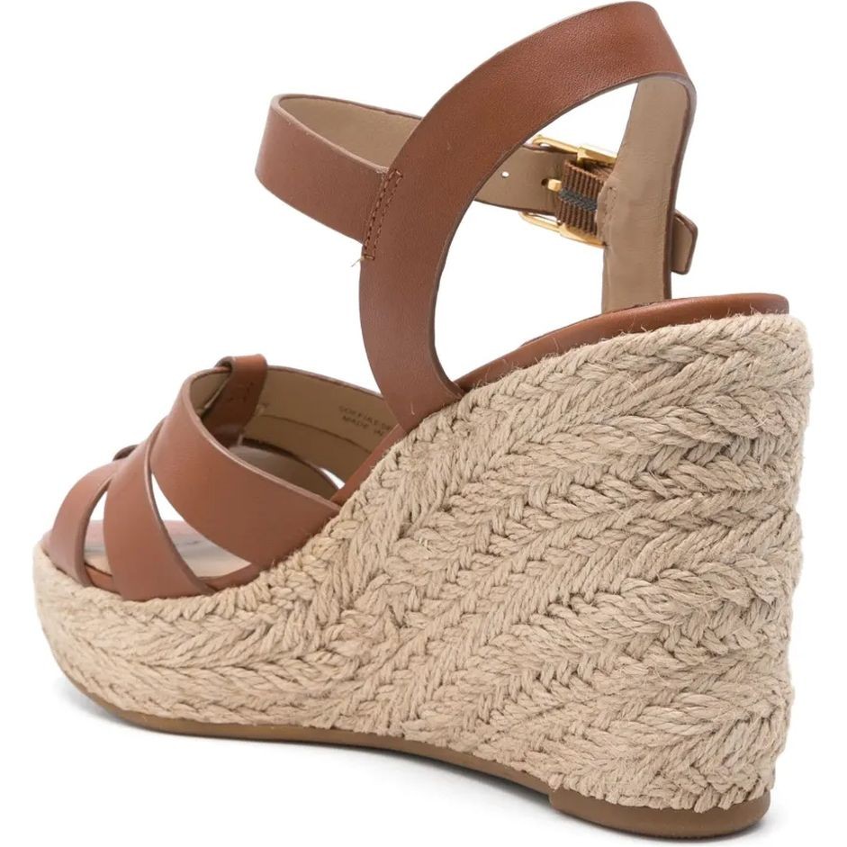 LAUREN RALPH LAUREN Espadrilės moterims, Ruda, Soffia espdr espadrilles wedge 3