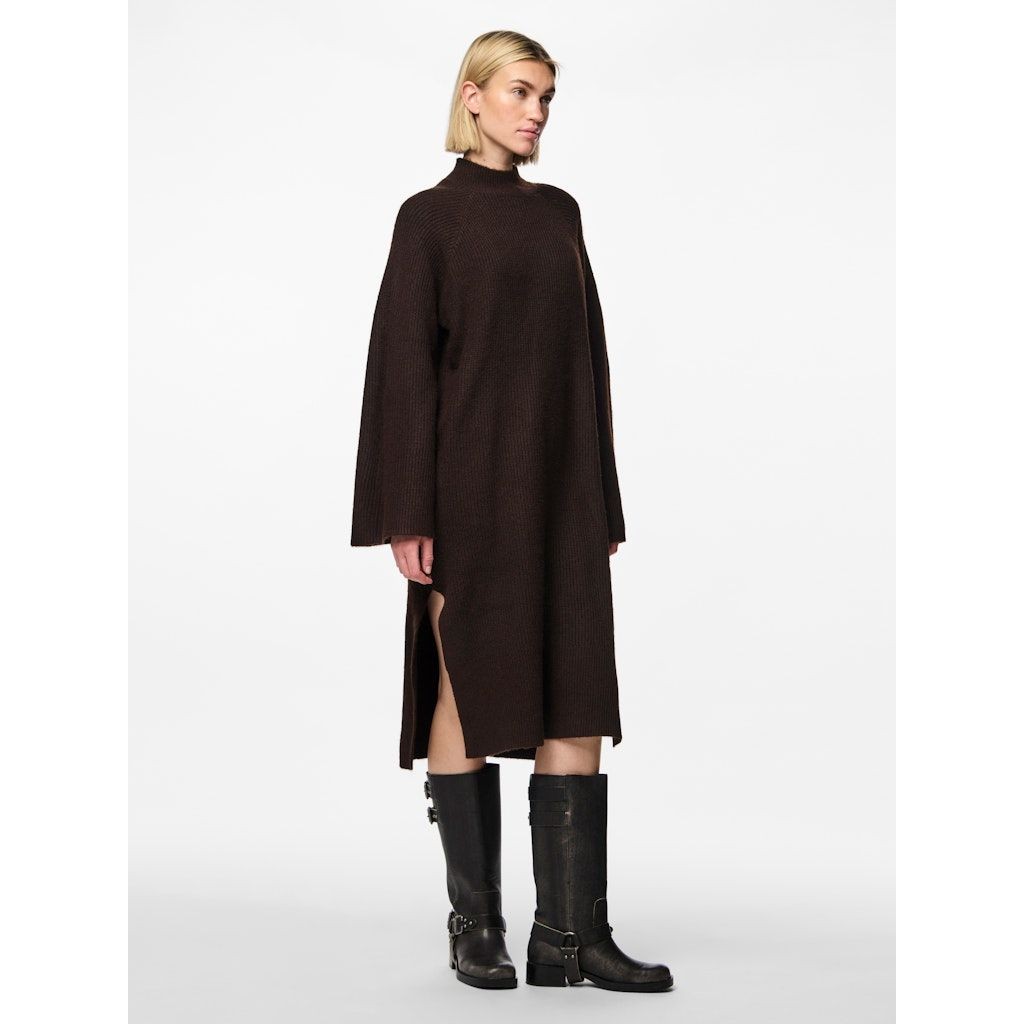 PIECES Midi suknelė moterims, Vyšninė, PCJADE LS OVERS. HIG 2