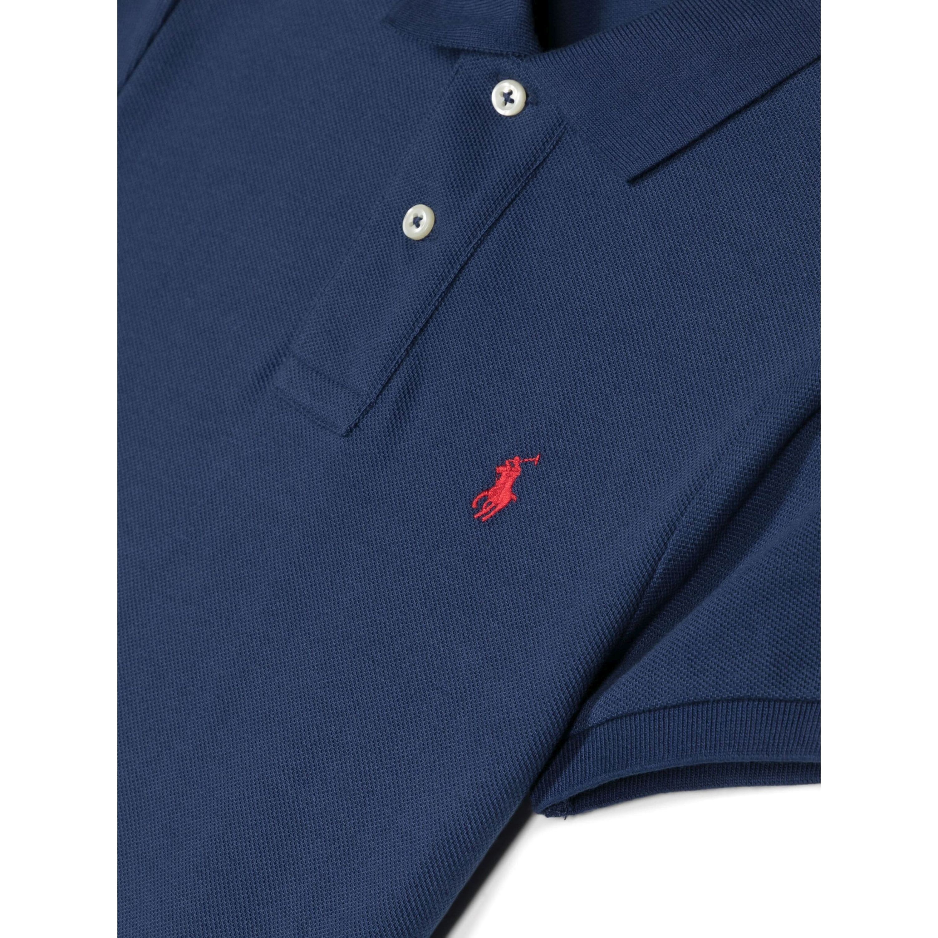 RALPH LAUREN KIDS Polo marškiniai trumpos rank. berniukams, Mėlyna, Slim polo shirt 3