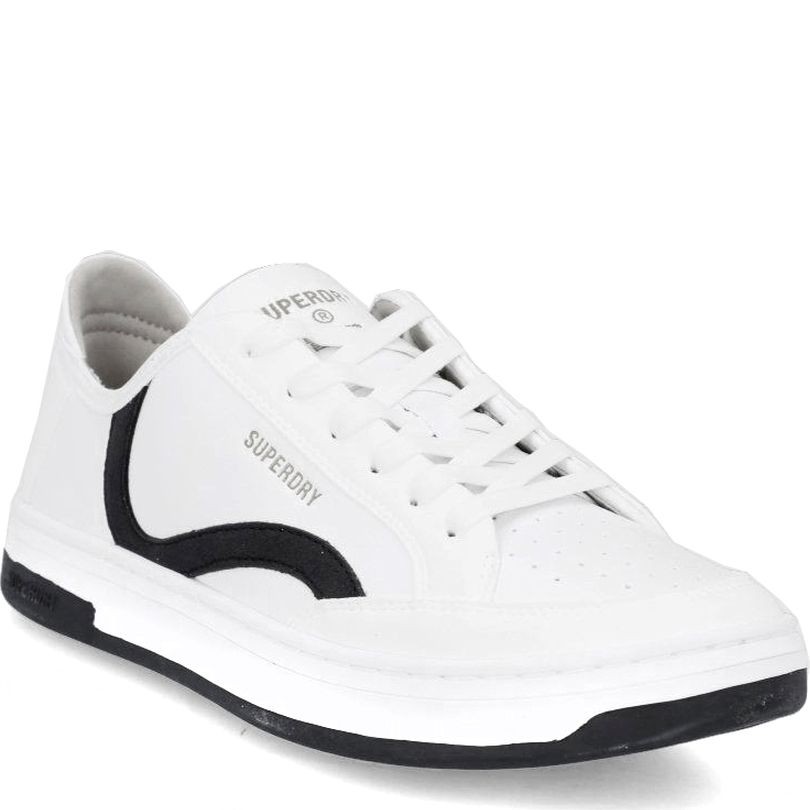 SUPERDRY Bateliai - vyrams, Balta, VEGAN BASKET OV LOW TRAINER 1