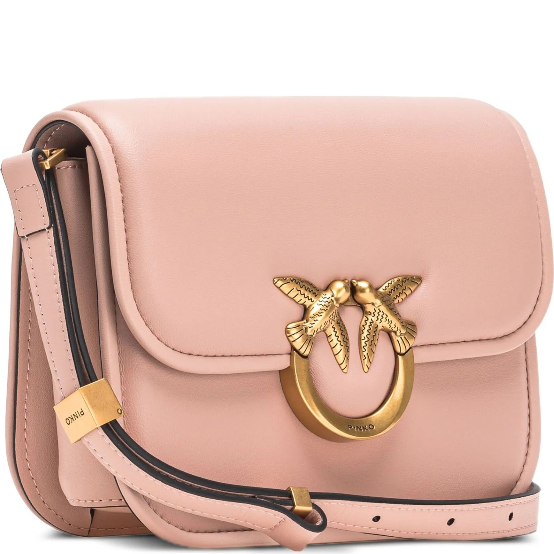 PINKO Rankinė per petį moterims, Rožinė, Love should bag 2