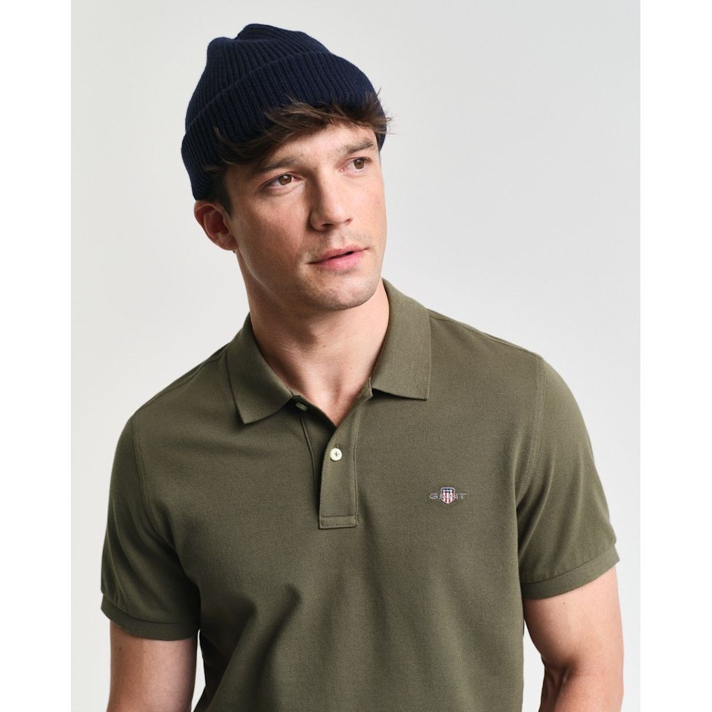 GANT Polo marškiniai trumpos rank. vyrams, Žalia 4