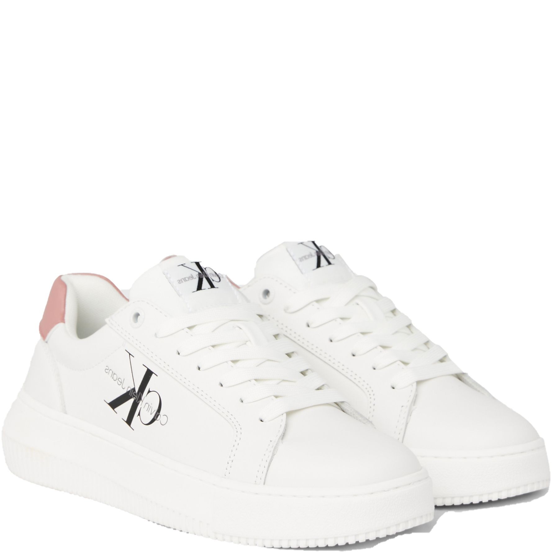 CALVIN KLEIN JEANS Laisvalaikio bateliai moterims, Balta, Chunky cupsole leisure 1