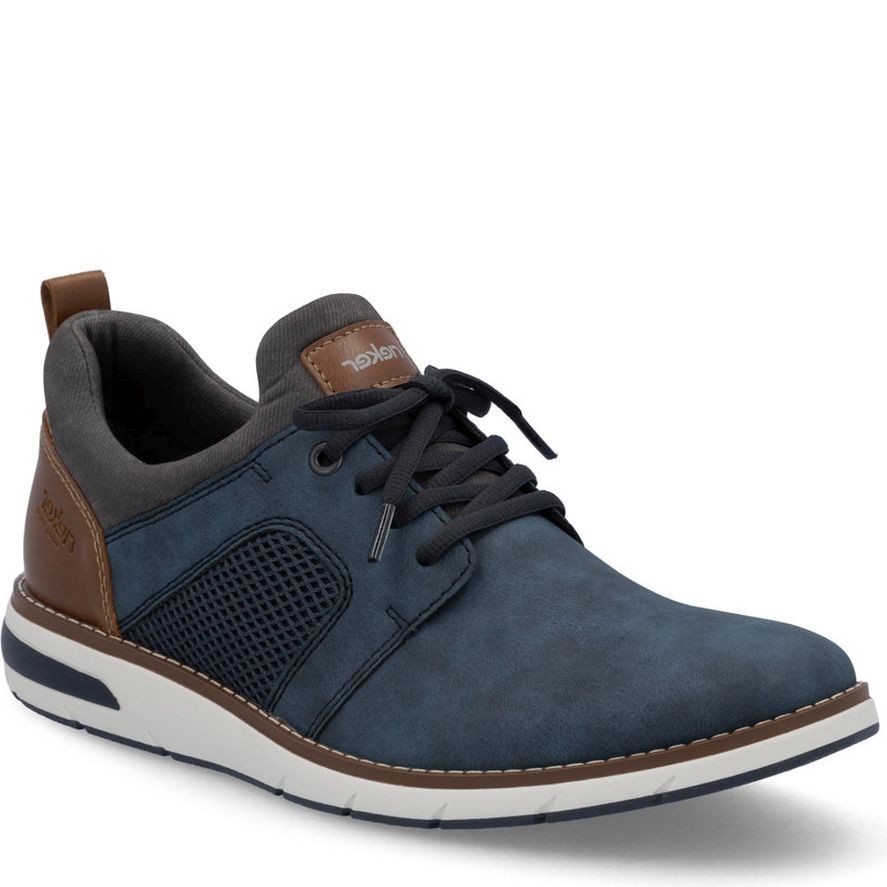 RIEKER Laisvalaikio bateliai vyrams, Mėlyna, LEISURE 1