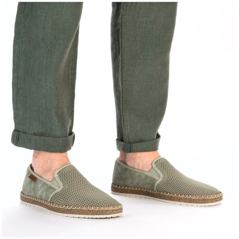 RIEKER Laisvalaikio bateliai vyrams, Žalia, LEISURE 2