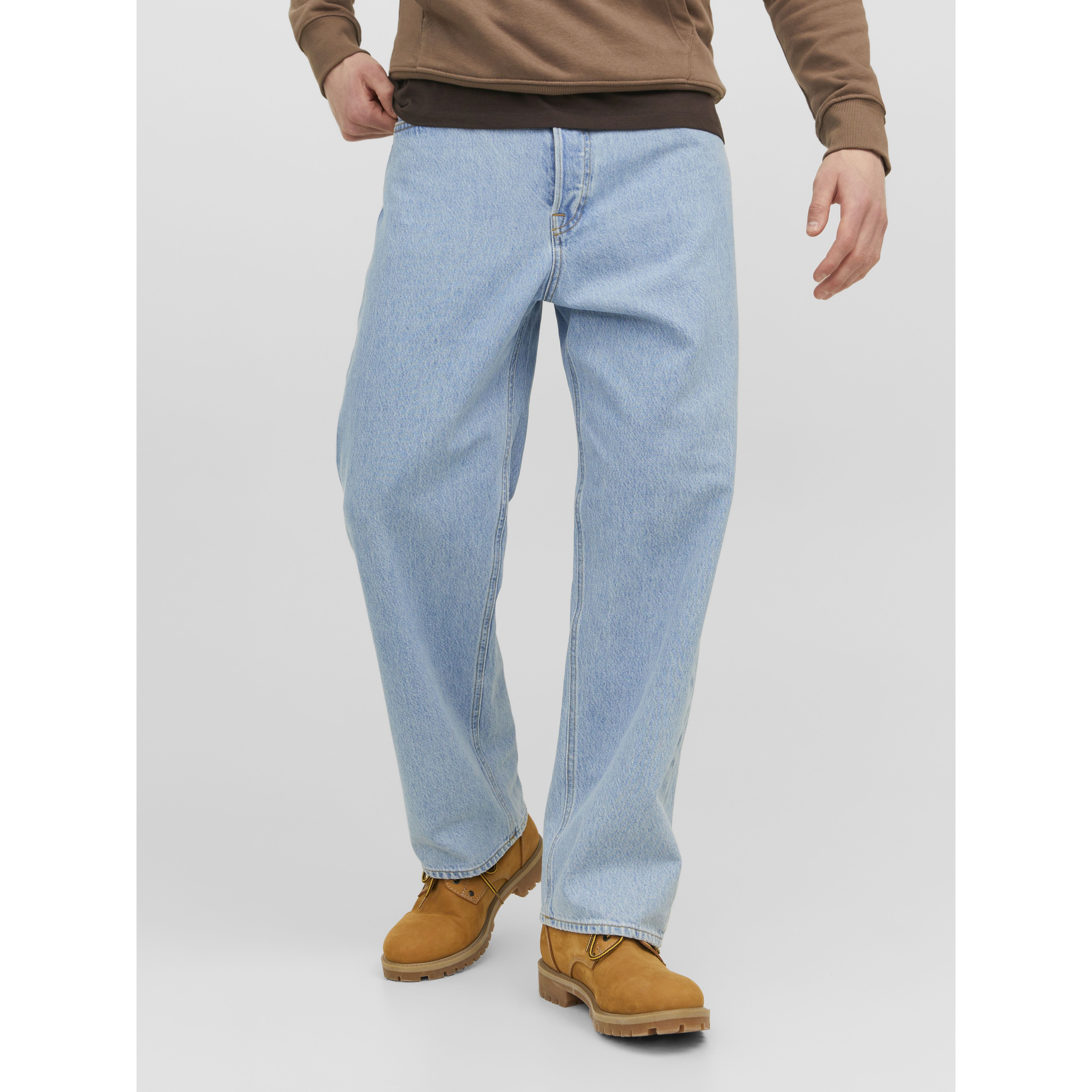 JACK & JONES Platūs džinsai vyrams, Mėlyna, JJIALEX JJORIGINAL SBD 6