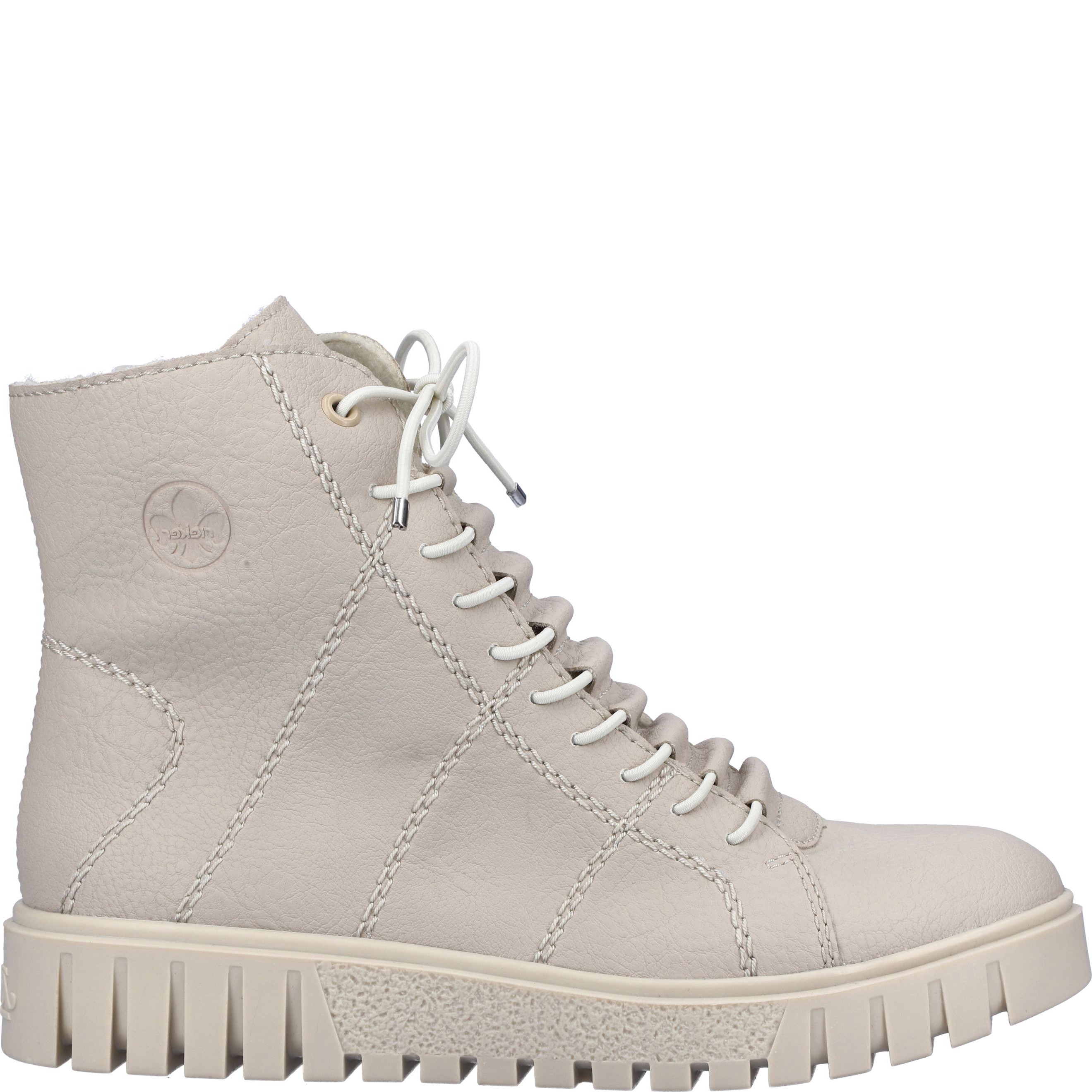 RIEKER Aulinukai moterims, Smėlio, Ladies mid height boots 4