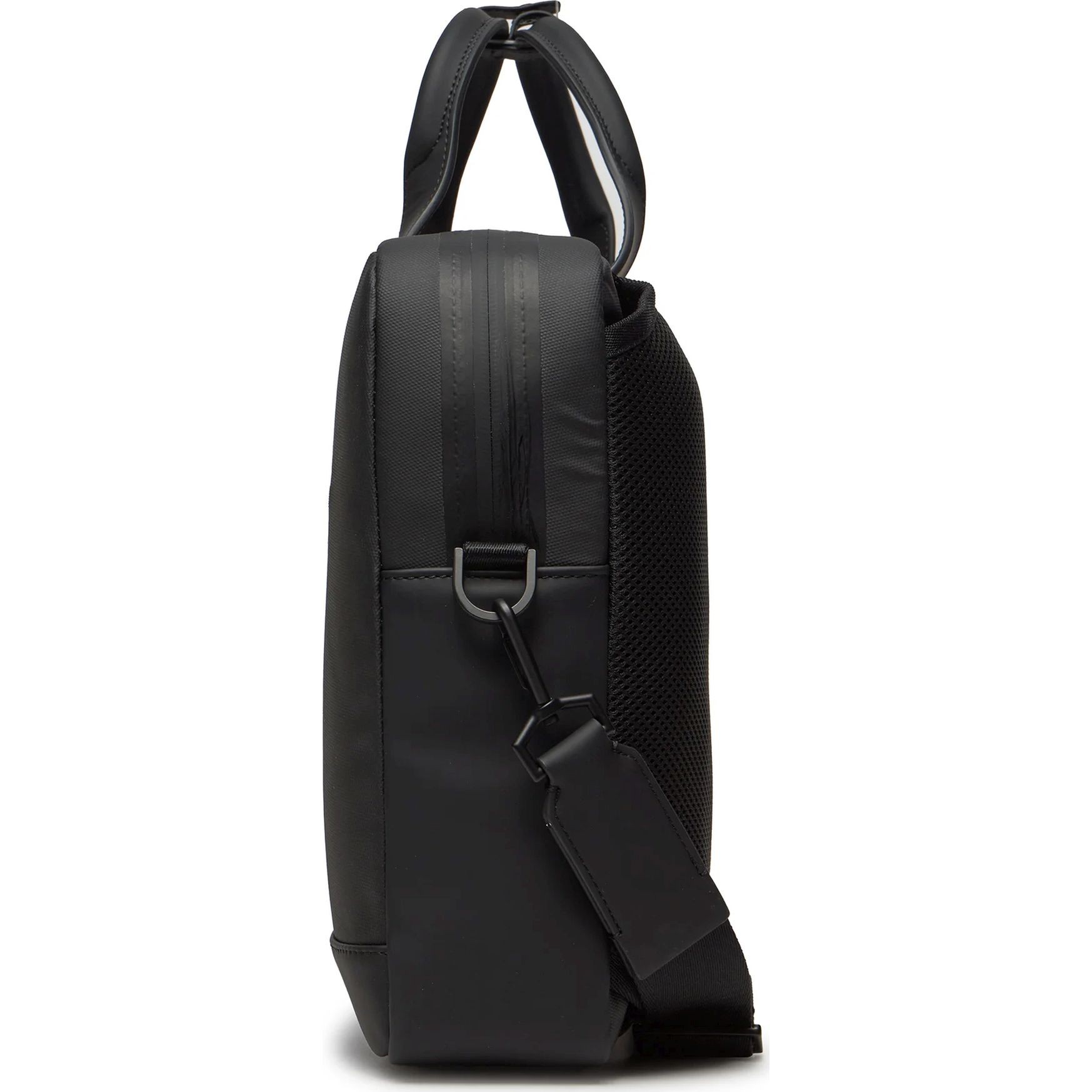 CALVIN KLEIN Dėklas kompiuteriui vyrams, Juoda, Rubberized laptop bag 4