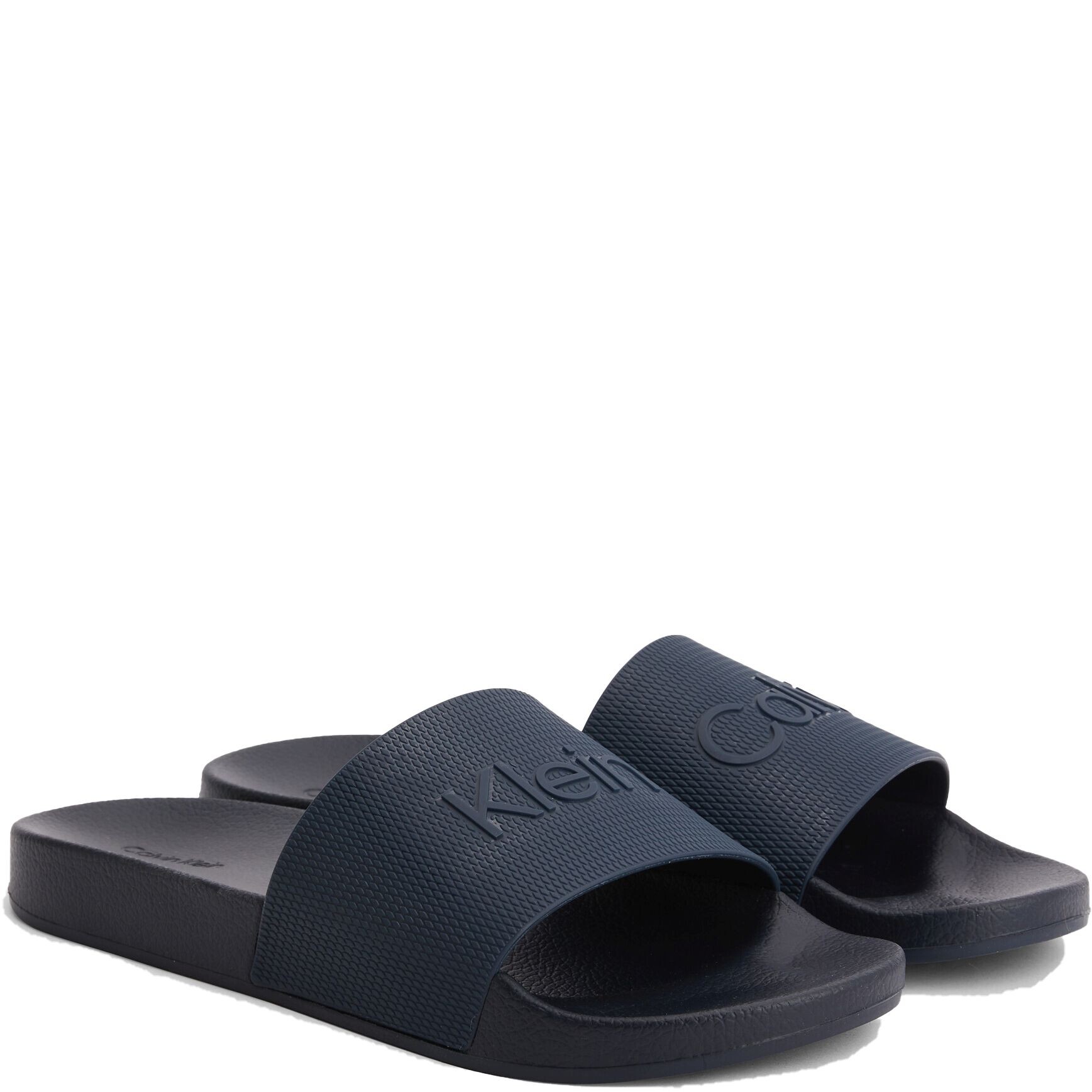 CALVIN KLEIN Šlepetės vyrams, Mėlyna, POOL SLIDE RUBBER 1