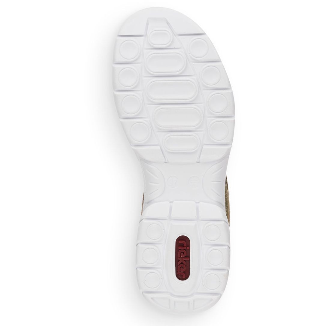 RIEKER Basutės moterims, Balta, SANDALS 8